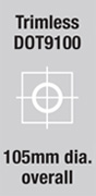 DOT Downlight Range - 105 mm sq