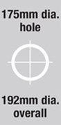 DOT Downlight Range - 192 mm dia